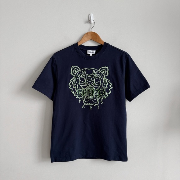 KENZO • Tiger Seasonal Relaxed T-Shirt in Midnight Blue - Picture 4 of 10